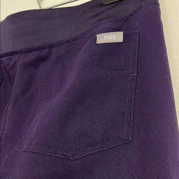 Figs Zamora Jogger Scrub Pants Purple Scrubs Bottoms - size Small Tall - Picture 7 of 16